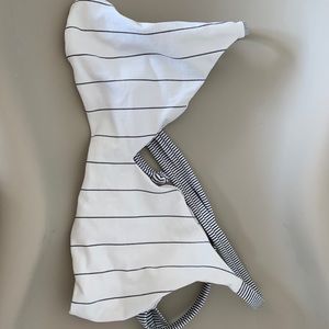 Boys + Arrows stripped Bikini top